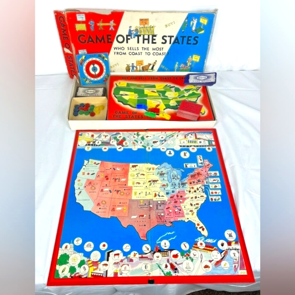 Game of the States Board Game